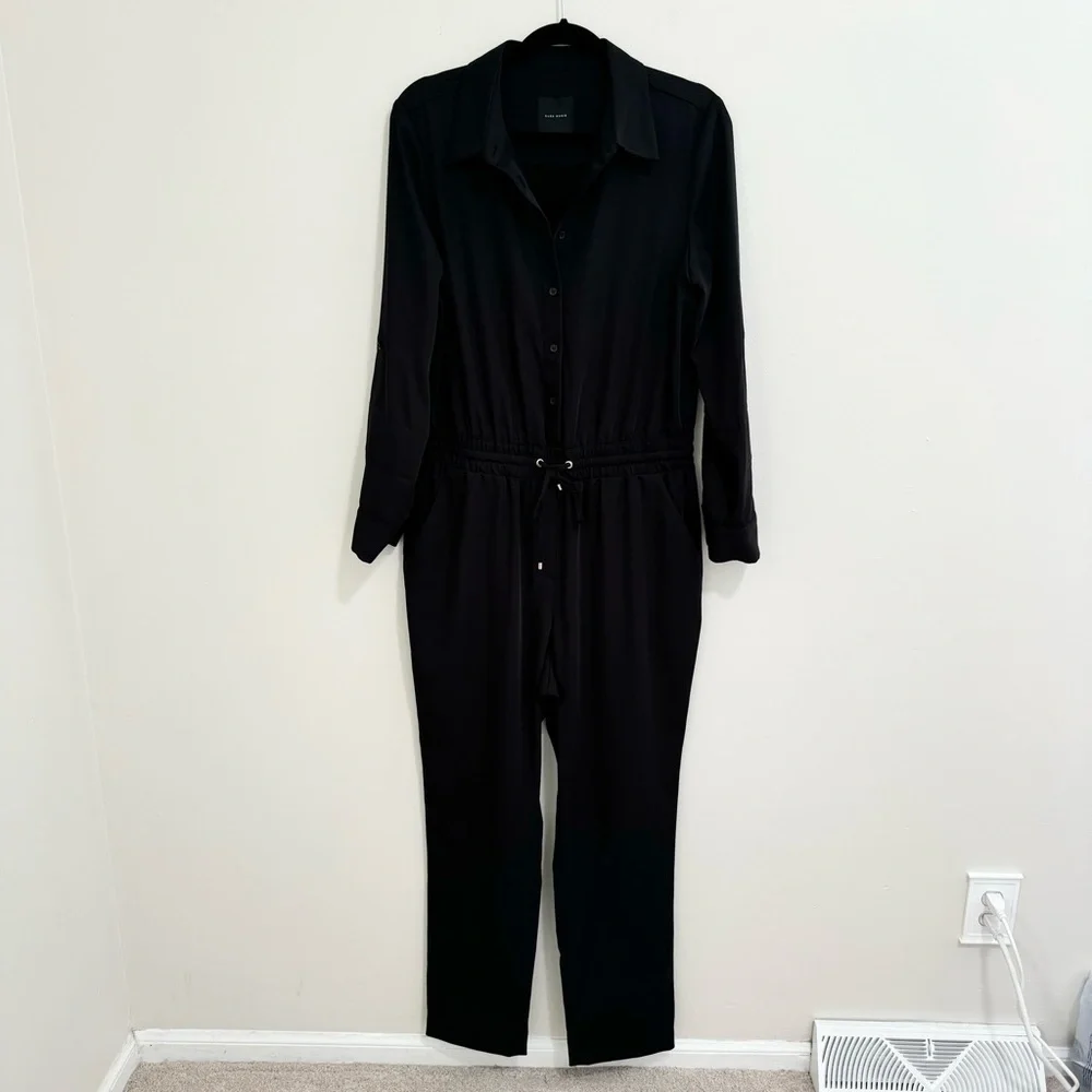 Alex Marie Black Long Sleeve Jumpsuit